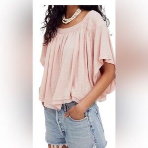 AI Overview
Free People Sunsetter Linen Blend Top